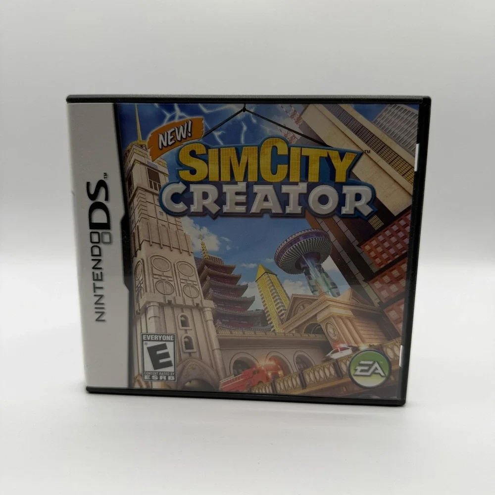 SimCity Creator Nintendo DS Game E EA NTSC-U/C Case Cartridge 2008 Multiplayer
